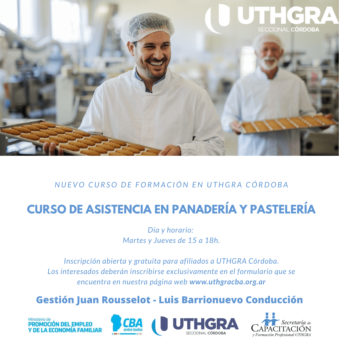 Nuevo curso de formación en UTHGRA Córdoba